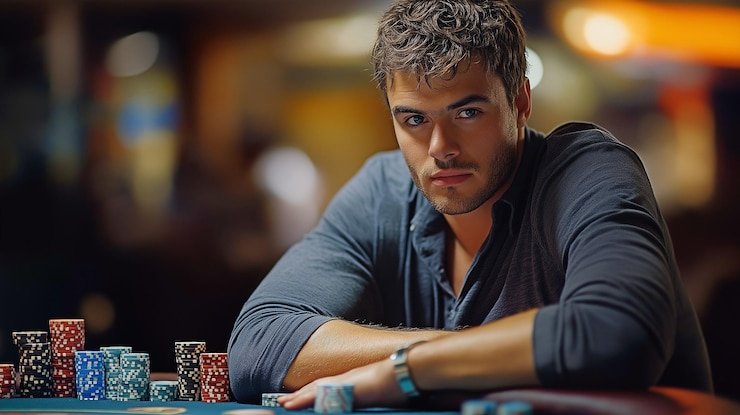 Meja Baccarat NetEnt dengan tangan Banker dan Player yang jelas
